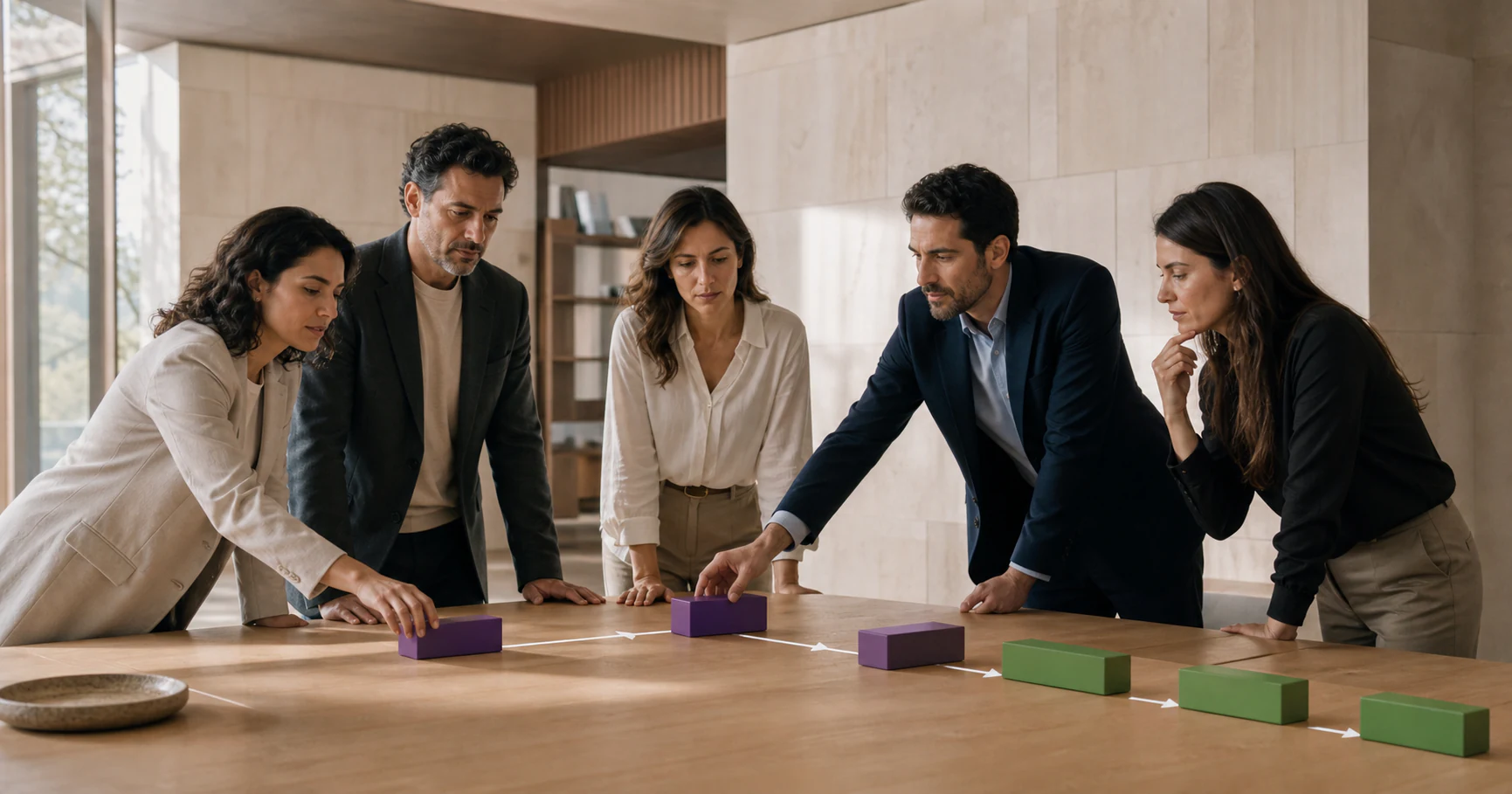 Equipo chileno seleccionando las capacidades necesarias para una prioridad